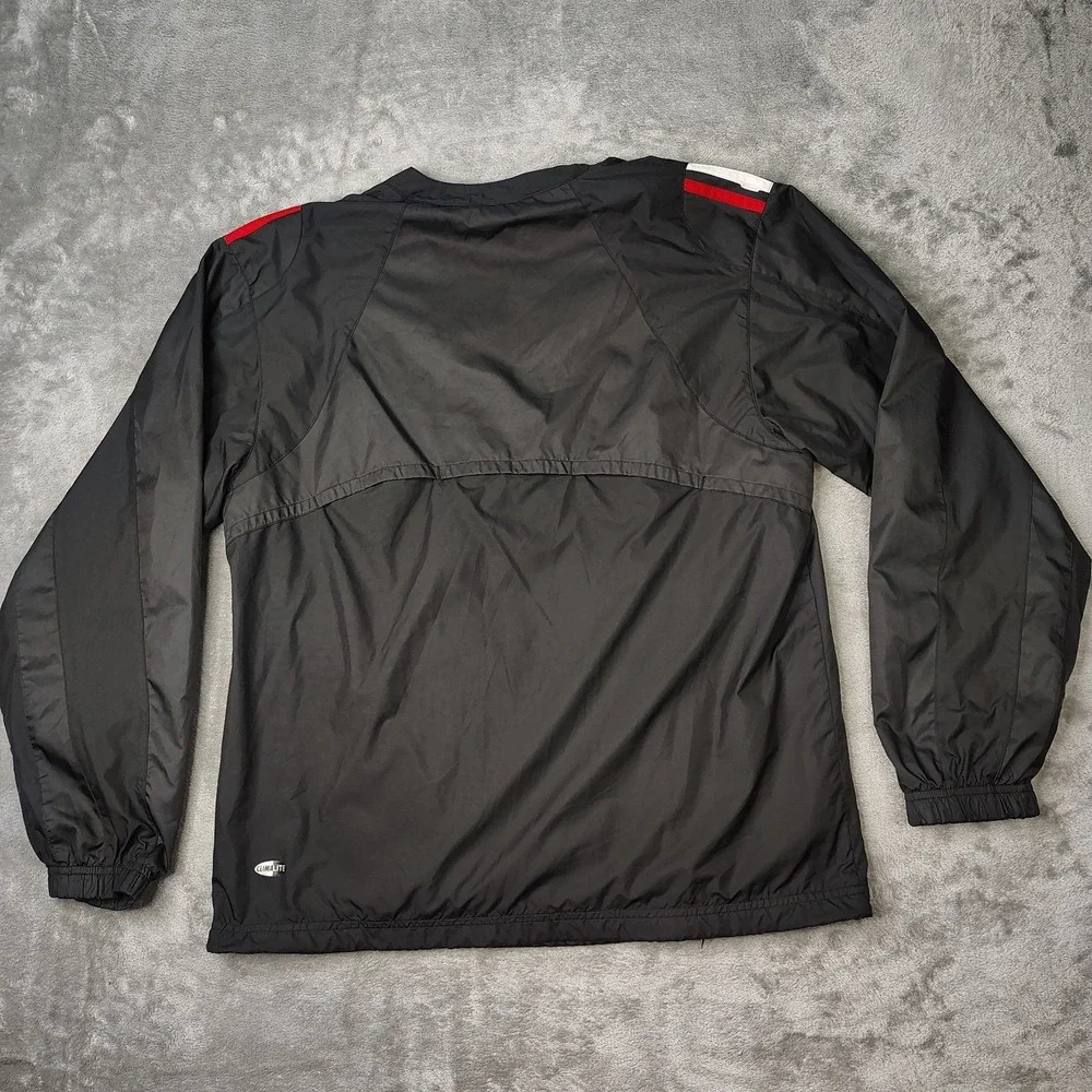 VTG Adidas Pullover Mens Small‎ Black V Neck Golf Vented Performance Climalite